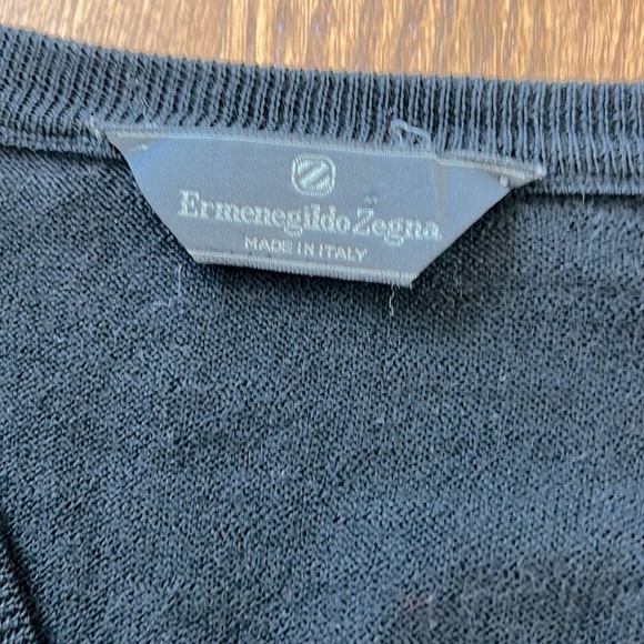 Ermenegildo Zegna Black Sweater size 52V Large - Picture 5 of 10